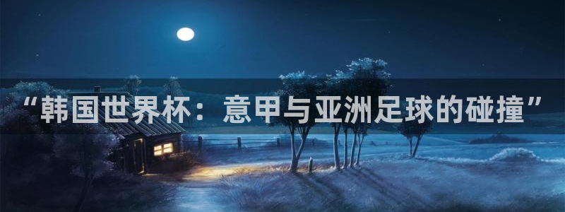 2026年世界杯直播平台：“韩国世界杯：意甲与亚洲足球的碰撞”